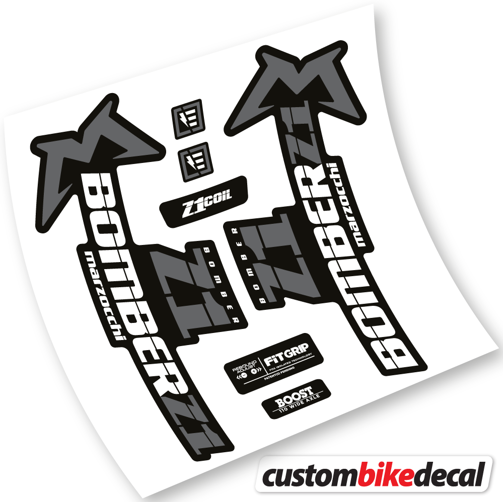 Marzocchi Bomber Z1 2019 & 2020, Bike Fork Sticker vinyl
