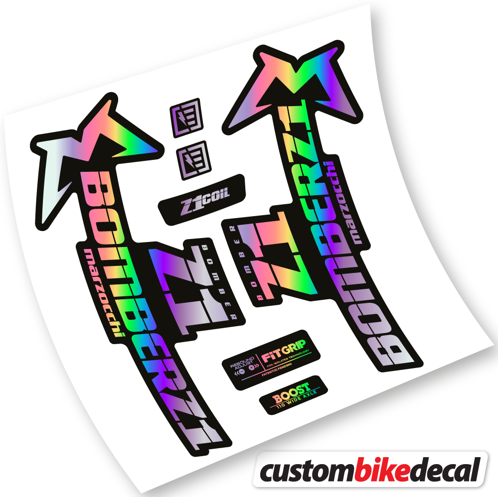 Marzocchi Bomber Z1 2019 & 2020, Bike Fork Sticker vinyl