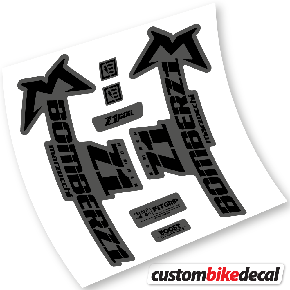 Marzocchi Bomber Z1 2019 & 2020, Bike Fork Sticker vinyl