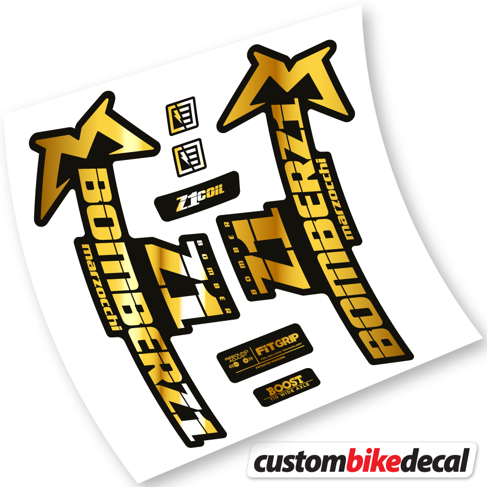 Marzocchi Bomber Z1 2019 & 2020, Bike Fork Sticker vinyl