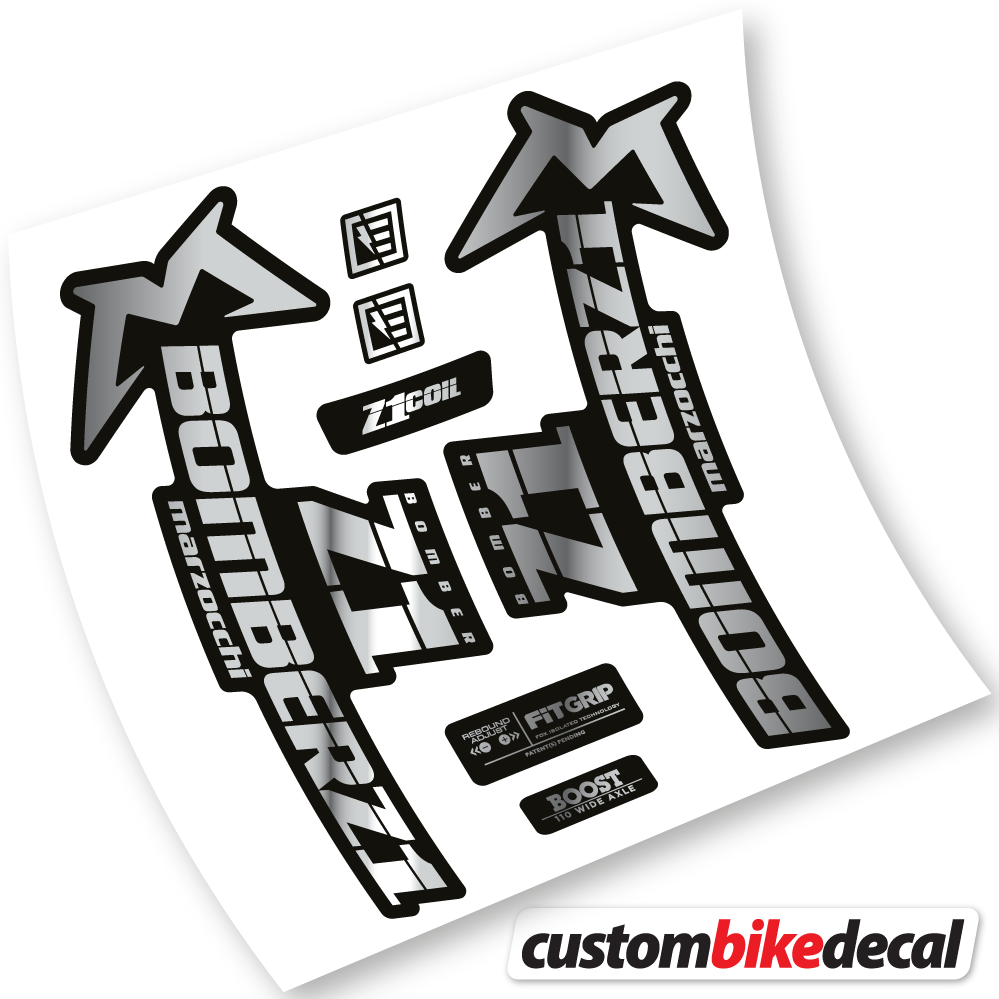 Marzocchi Bomber Z1 2019 & 2020, Bike Fork Sticker vinyl