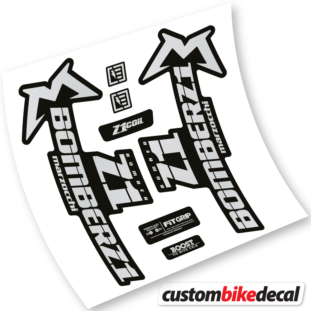 Marzocchi Bomber Z1 2019 & 2020, Bike Fork Sticker vinyl