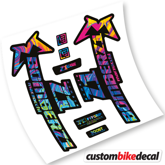Marzocchi Bomber Z1 2019 &amp; 2020, Fahrradgabel-Aufkleber Vinyl