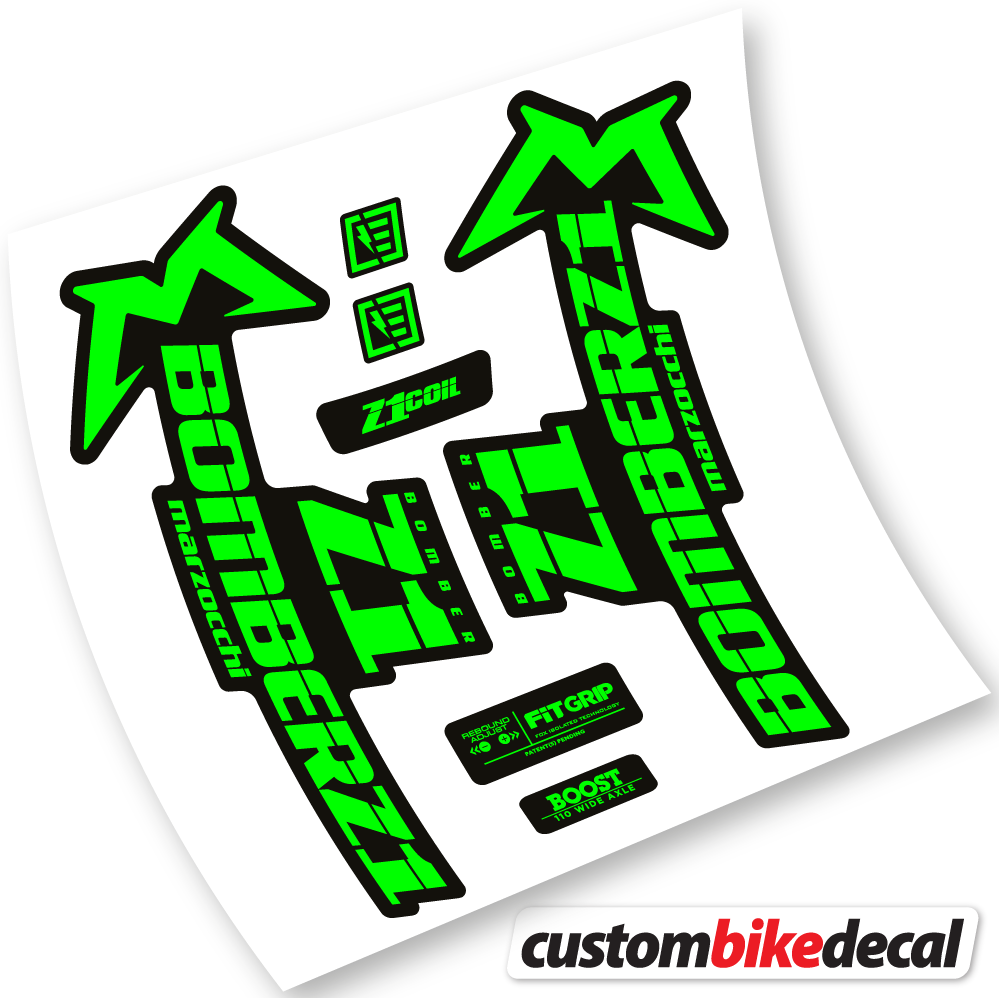 Marzocchi Bomber Z1 2019 & 2020, Bike Fork Sticker vinyl