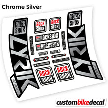 Load image into Gallery viewer, Decals Rock Shox Lyrik Ultimate 2019-2020, Bike Fork sticker vinyl
