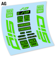 Load image into Gallery viewer, Decal, Rock Shox Sid Ultimate 2021, Bike Fork Sticker vinyl
