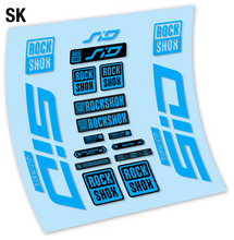 Load image into Gallery viewer, Decal Rock Shox Sid Ultimate 2021, Bike Fork, sticker vinyl
