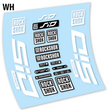 Load image into Gallery viewer, Decal Rock Shox Sid Ultimate 2021, Bike Fork, sticker vinyl
