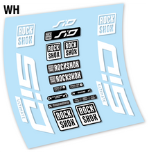 Load image into Gallery viewer, Decal, Rock Shox Sid Ultimate 2021, Bike Fork Sticker vinyl
