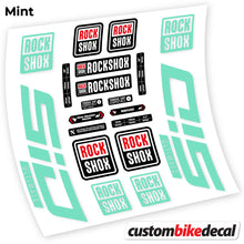 Load image into Gallery viewer, Decal Rock Shox Sid Ultimate 2021, Bike Fork sticker vinyl

