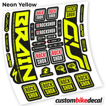 Load image into Gallery viewer, Decal,, Rock Shox Sid Brain Ultimate, Bike Fork Sticker Vinyl
