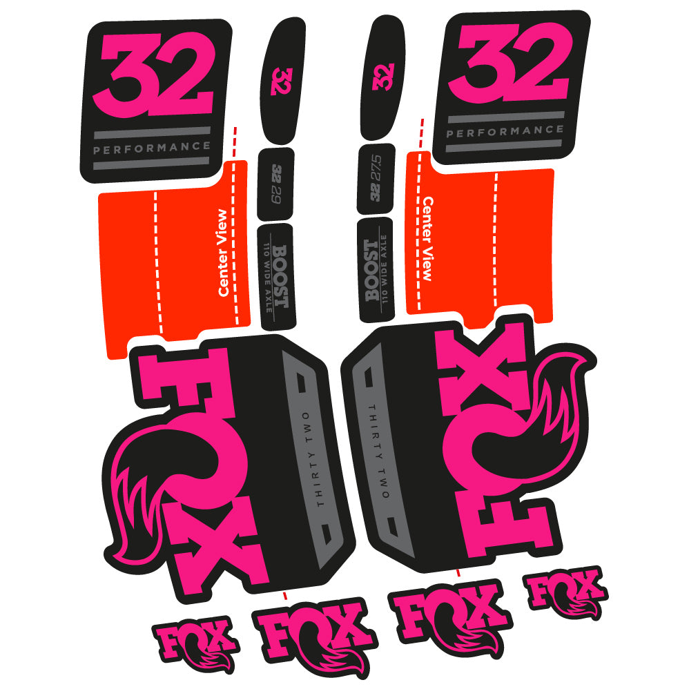 Aufkleber Fox 32 Performance 2019 Fahrradgabel Aufkleber Vinyl
