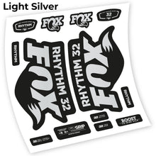 Load image into Gallery viewer, Decal, Fox 32 Rhythm 2018, Bike Fork Sticker vinyl
