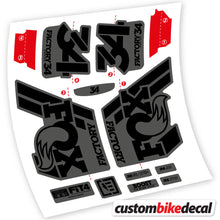 Load image into Gallery viewer, Decal, FOX 34 2018, Bike Fork, sticker vinyl
