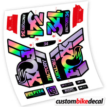 Load image into Gallery viewer, Decal, FOX 34 2018, Bike Fork, sticker vinyl
