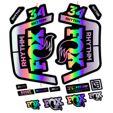 Load image into Gallery viewer, Decal Fox 34 Rhythm 2019 Bike Fork sticker vinyl
