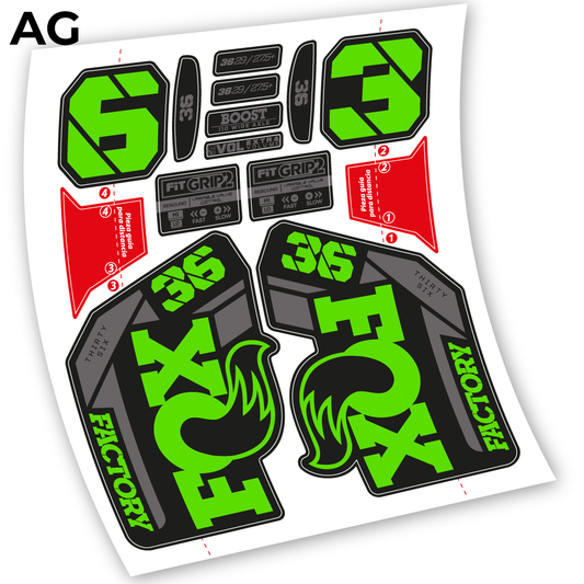 Decal, Fox 36 2021-2023, Bike Fork, sticker vinyl