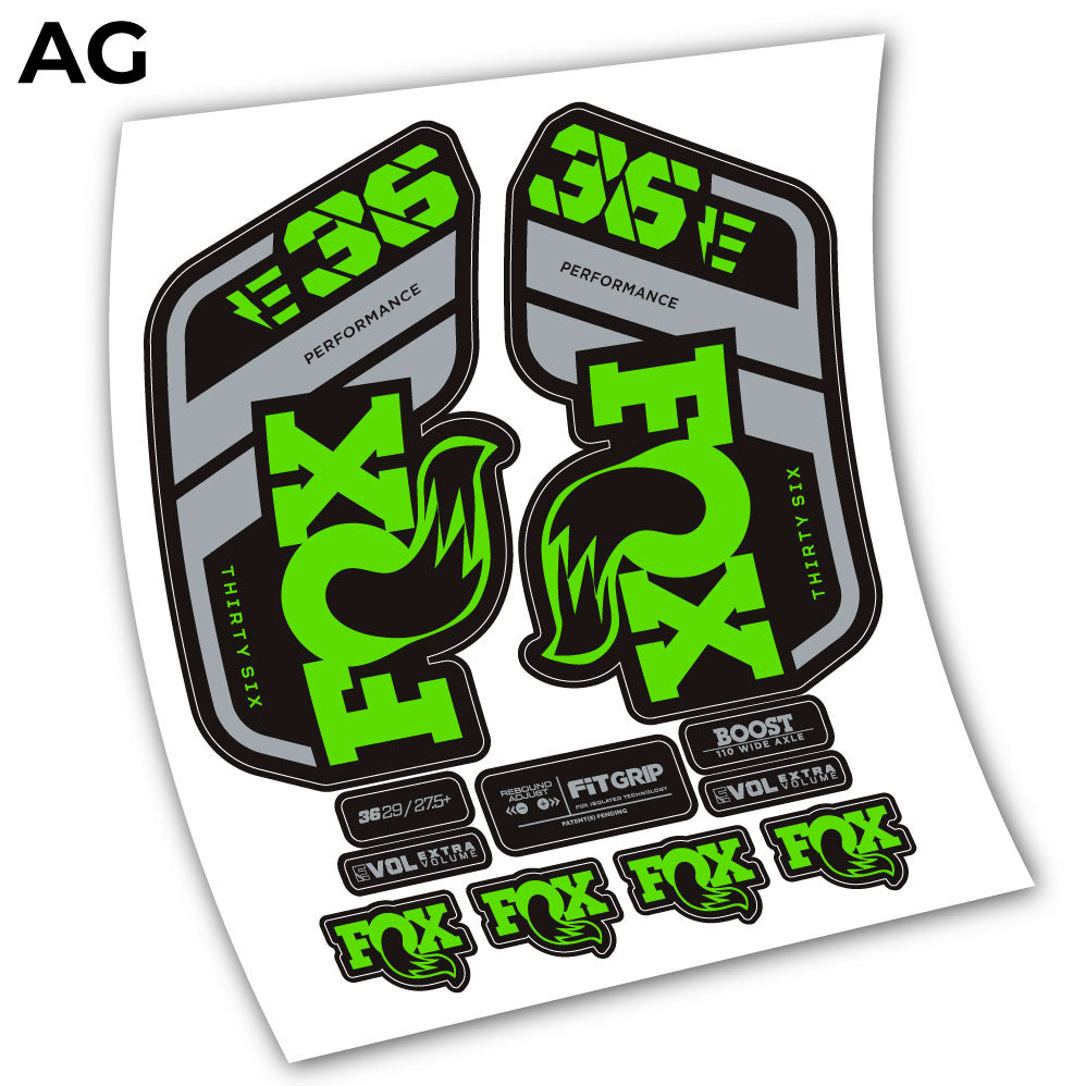 Decal, Fox 36 E-Bike 2021, Bike Fork Sticker vinyl