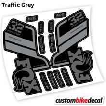 Load image into Gallery viewer, Decal, Fox 32 SC Performance Step Cast 2021, Bike Fork Sticker vinyl
