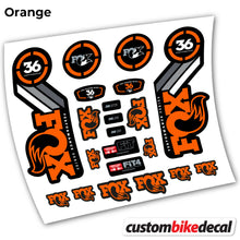 Load image into Gallery viewer, Decal. Fox 36 Performance 2016, Bike Fork Sticker Vinyl
