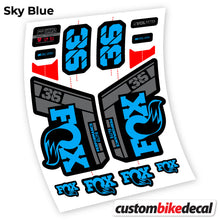 Load image into Gallery viewer, Decal, Fox 36 Performance Elite 2021, Bike Fork Sticker Vinyl
