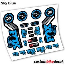 Load image into Gallery viewer, Decal. Fox 36 Performance 2016, Bike Fork Sticker Vinyl
