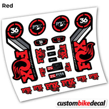 Load image into Gallery viewer, Decal. Fox 36 Performance 2016, Bike Fork Sticker Vinyl
