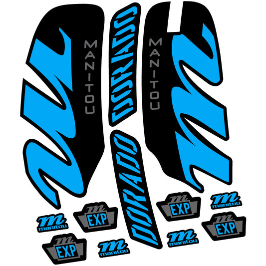 Decal Manitou Dorado Expert 2022, Bike Fork, Sticker Vinyl