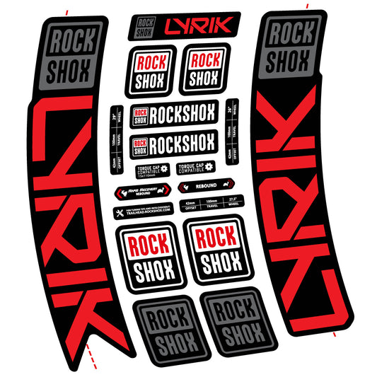 Decal Rock Shox Lyrik 2023 Bike Fork sticker vinyl