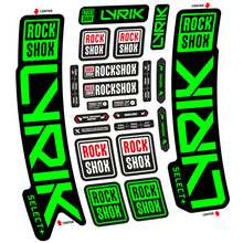 Load image into Gallery viewer, Decal Rock Shox Lyrik Select Plus 2023 Bike Fork sticker vinyl

