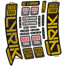 Load image into Gallery viewer, Decal Rock Shox Lyrik Ultimate 2023 Bike Fork sticker vinyl
