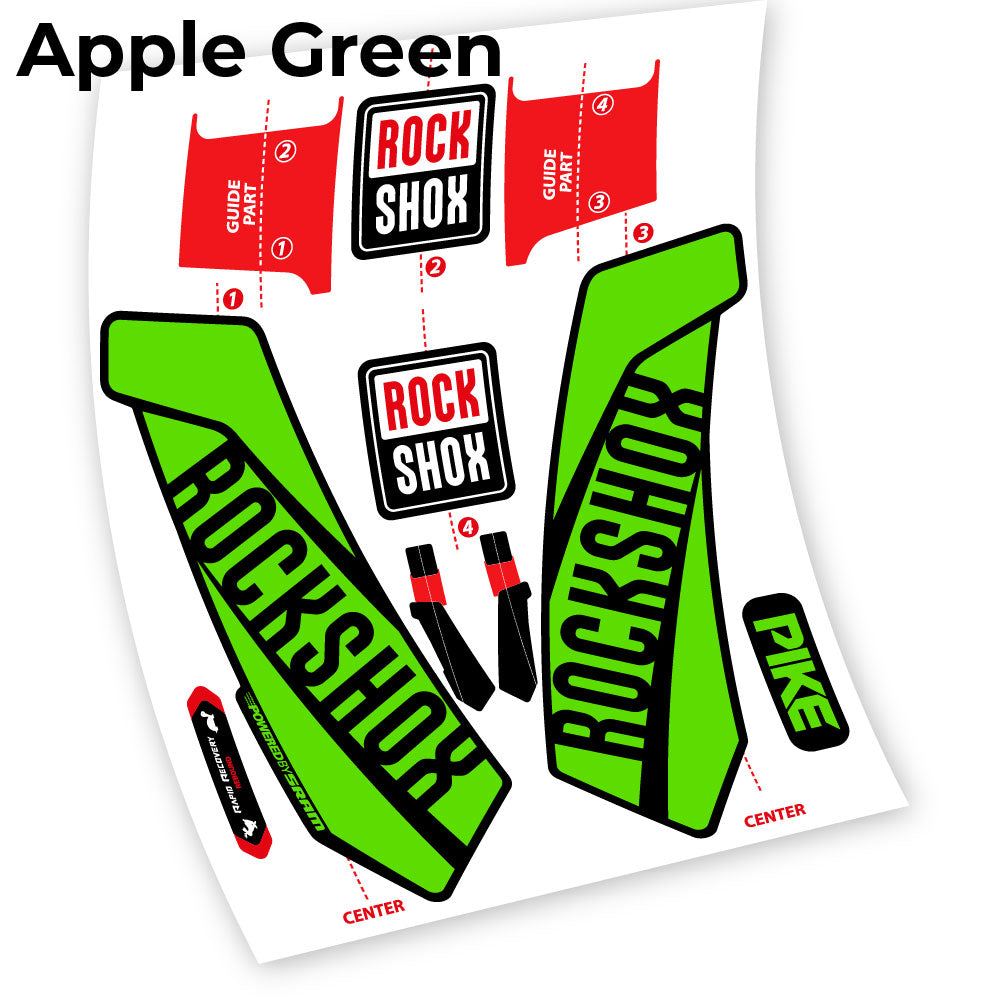 Decal, Rock Shox Pike 2016, Fork 29, bike sticker vinyl