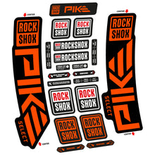 Load image into Gallery viewer, Decal Rock Shox Pike Select 2023 Bike Fork sticker vinyl
