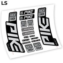 Load image into Gallery viewer, Decal Rock Shox Pike Select 2021, Bike Fork, sticker vinyl
