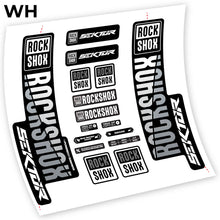 Load image into Gallery viewer, Decal Rock Shox Sektor 2018, Bike Fork sticker vinyl
