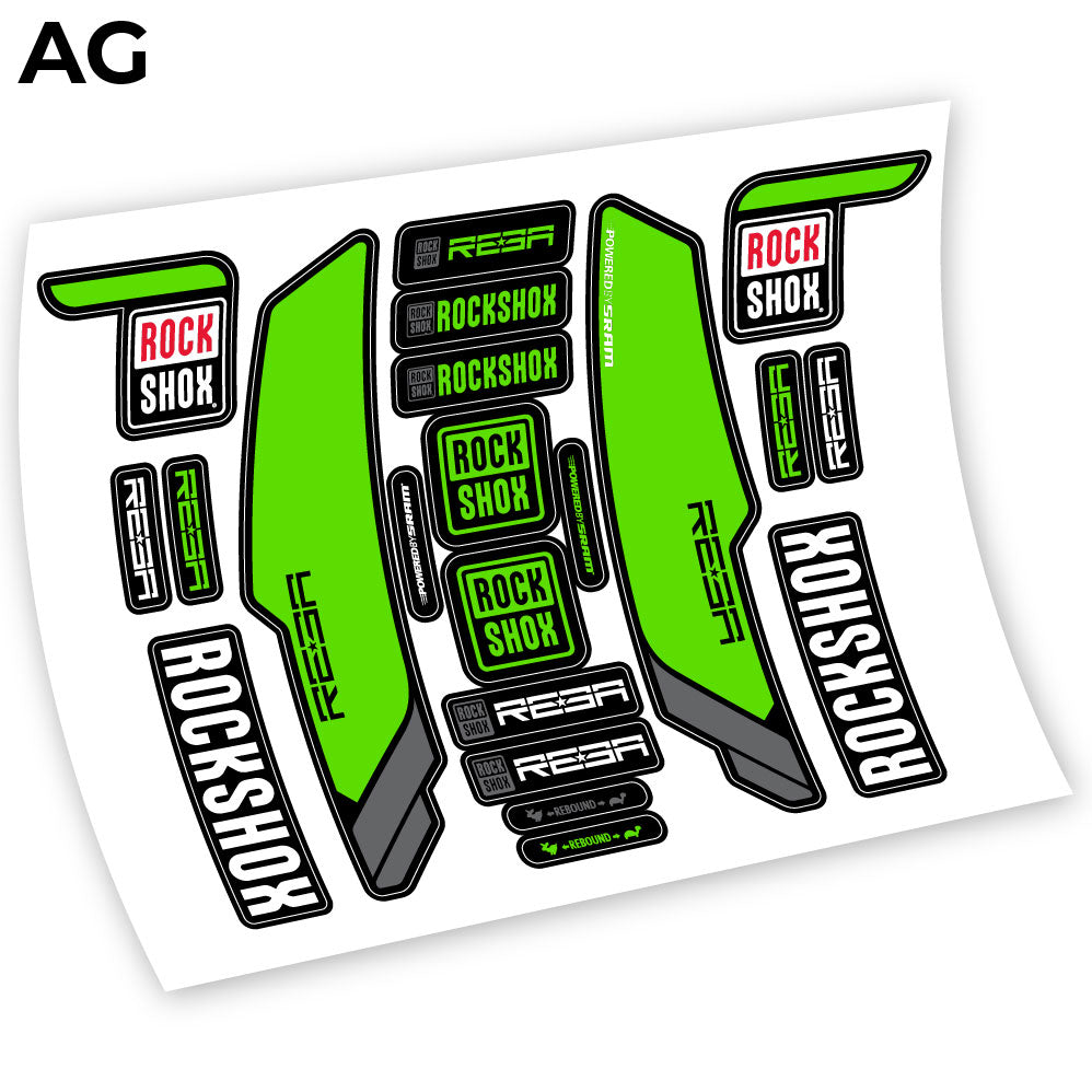 Decal, Rock Shox Reba 2013, Bike Fork, sticker vinyl