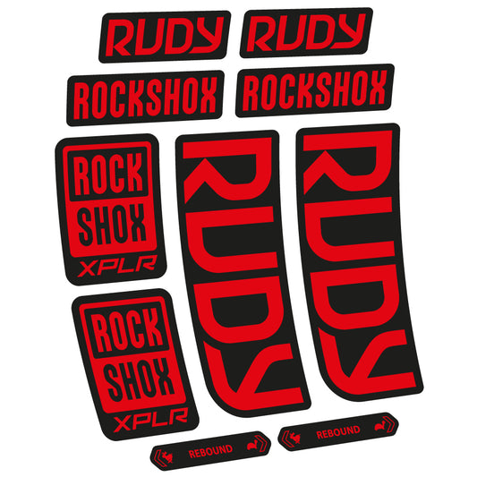 Decal RockShox Rudy 2023 Bike Fork sticker vinyl