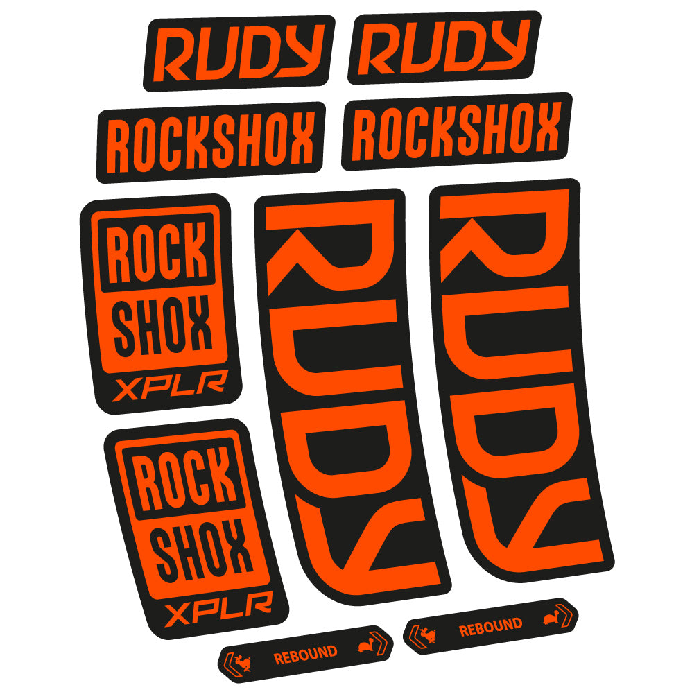 Decal RockShox Rudy 2023 Bike Fork sticker vinyl