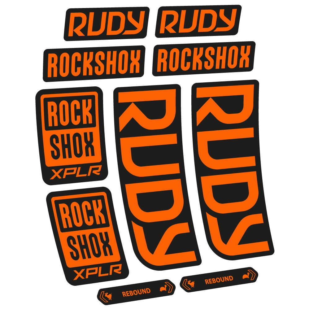 Decal RockShox Rudy 2023 Bike Fork sticker vinyl