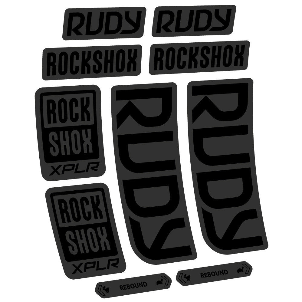 Decal RockShox Rudy 2023 Bike Fork sticker vinyl