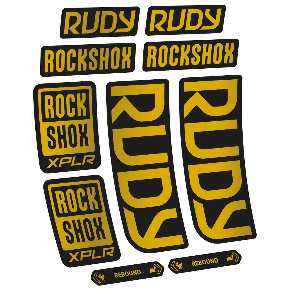 Decal RockShox Rudy 2023 Bike Fork sticker vinyl