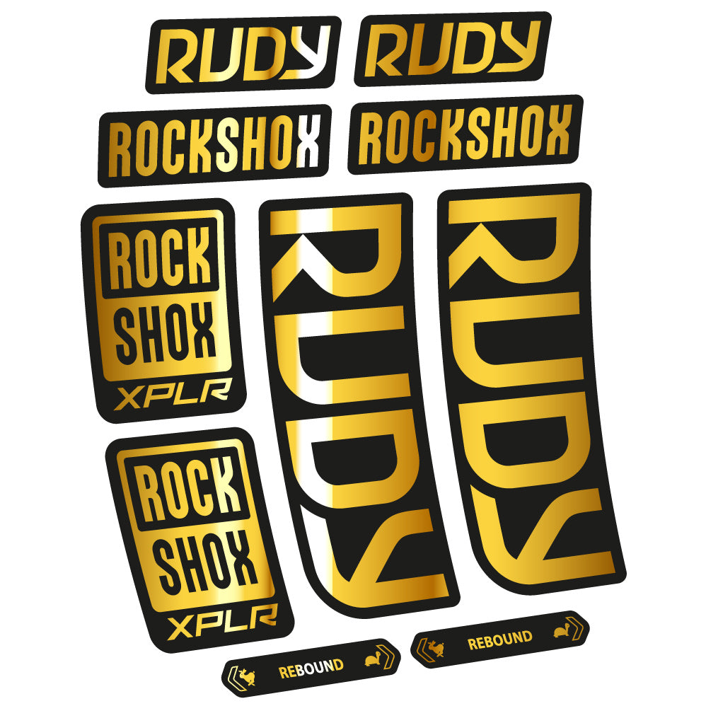 Decal RockShox Rudy 2023 Bike Fork sticker vinyl