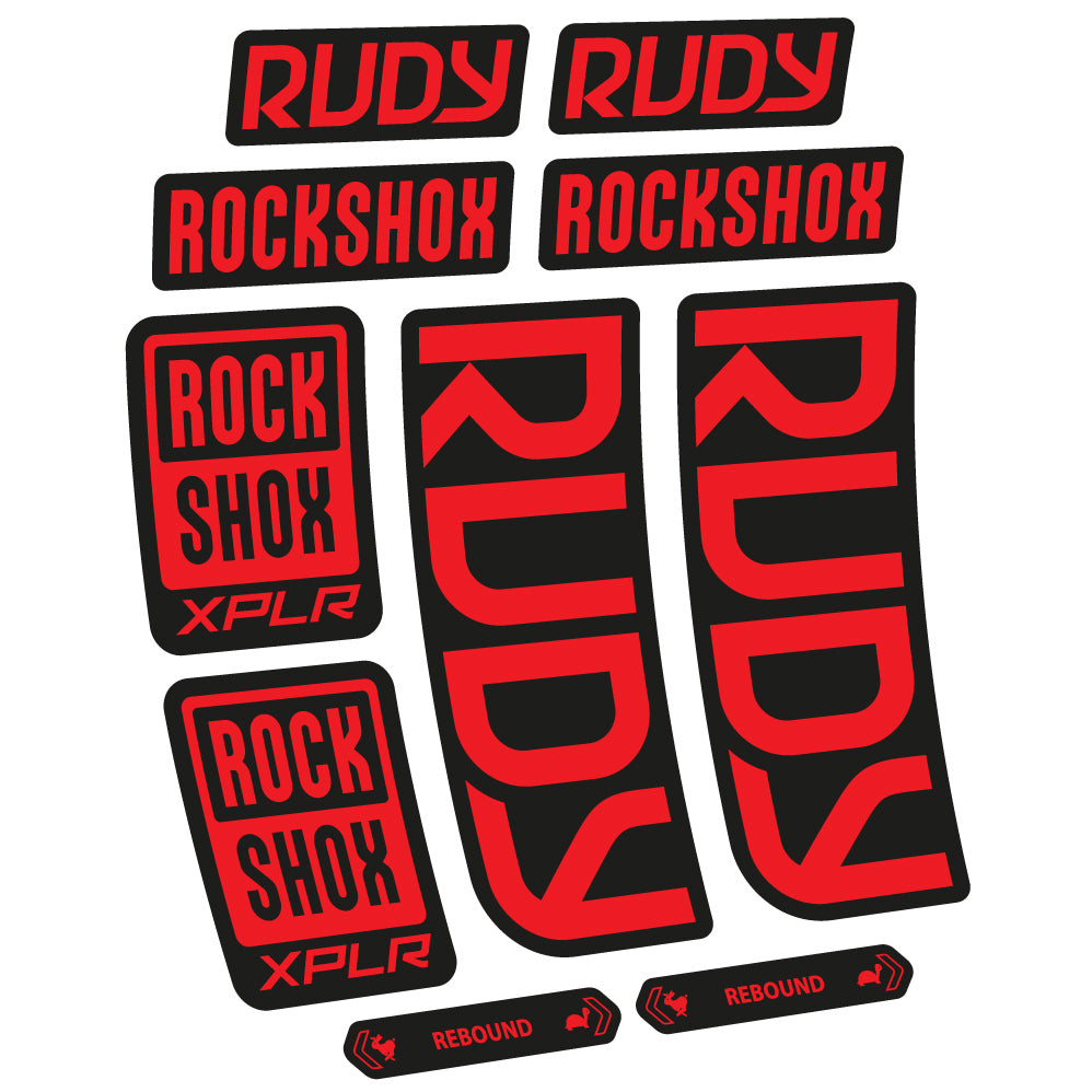 Decal RockShox Rudy 2023 Bike Fork sticker vinyl
