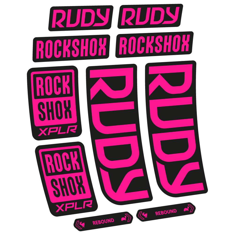 Decal RockShox Rudy 2023 Bike Fork sticker vinyl