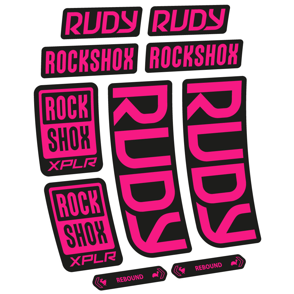 Decal RockShox Rudy 2023 Bike Fork sticker vinyl