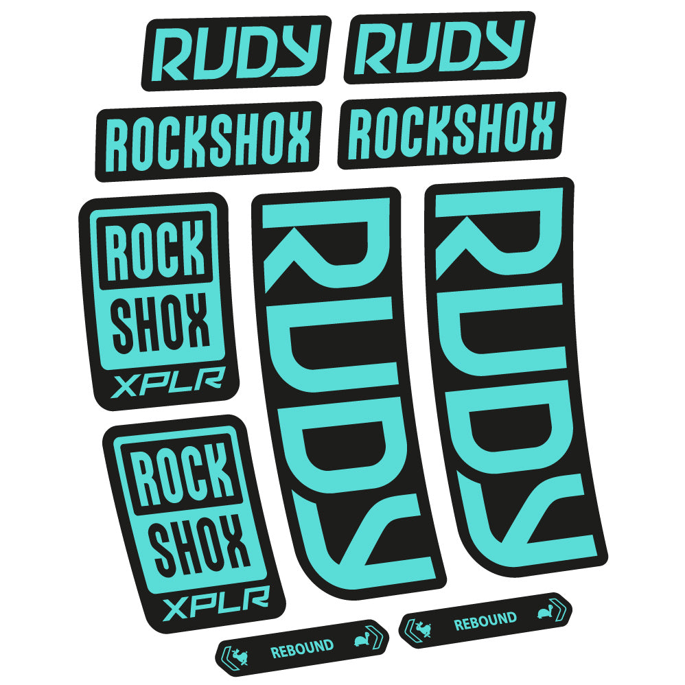 Decal RockShox Rudy 2023 Bike Fork sticker vinyl
