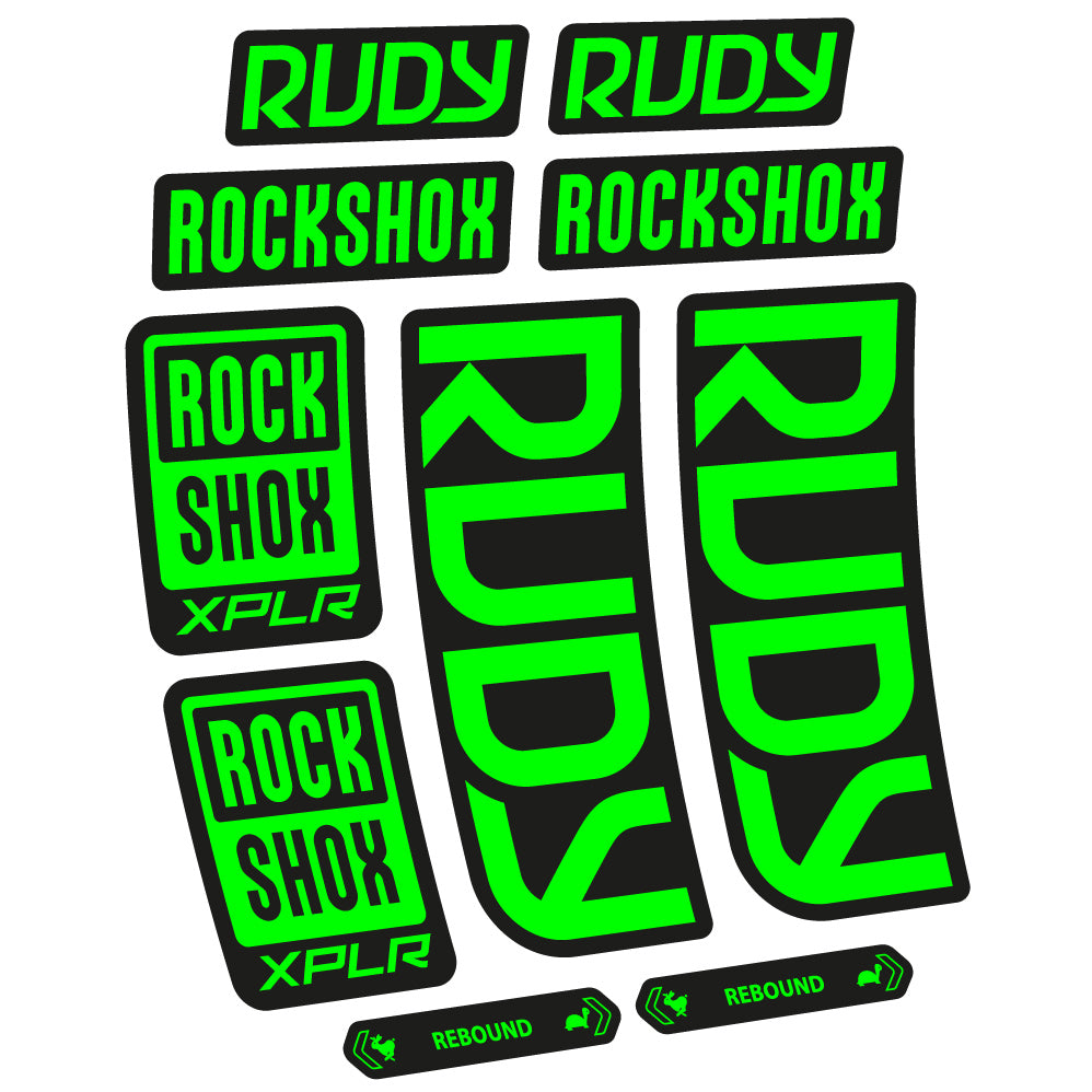 Decal RockShox Rudy 2023 Bike Fork sticker vinyl