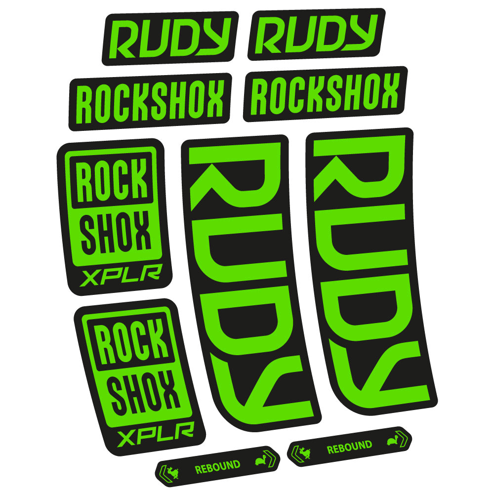 Decal RockShox Rudy 2023 Bike Fork sticker vinyl