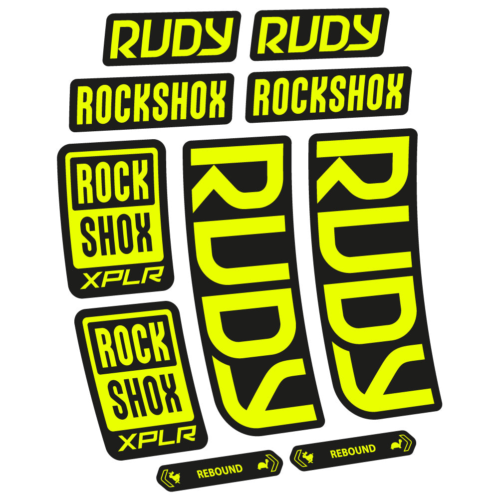 Decal RockShox Rudy 2023 Bike Fork sticker vinyl