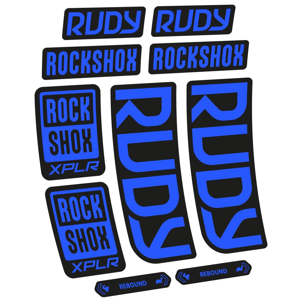 Decal RockShox Rudy 2023 Bike Fork sticker vinyl
